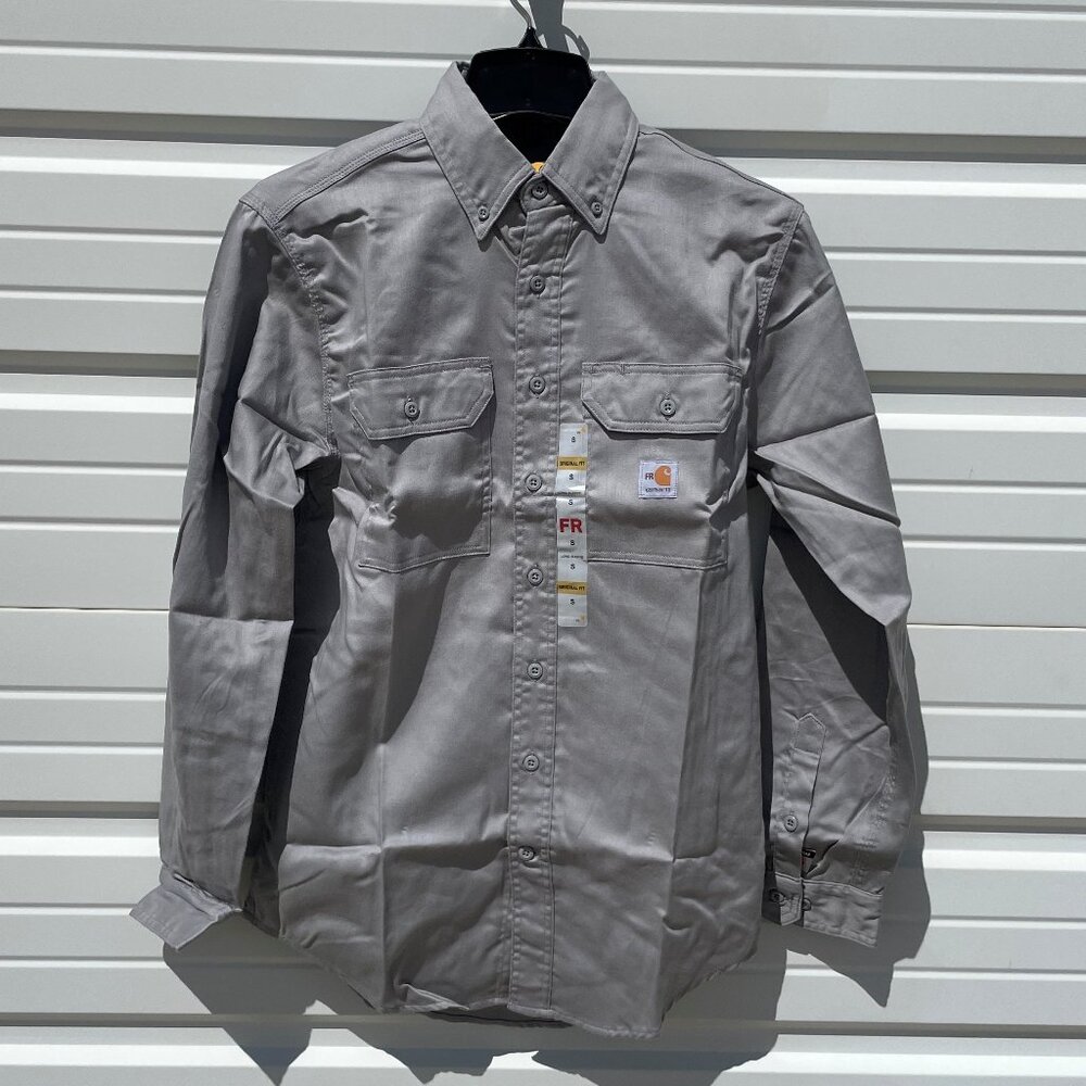 BUNDLE - Carhartt Flame-Resistant Long Sleeve Lightweight Twill Shirt NWT